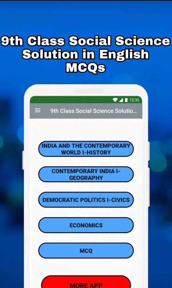 9th Class SST Solution English स्क्रीनशॉट