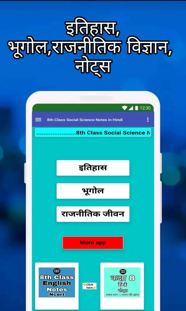 Screenshot di 8th Class SST Solution Hindi