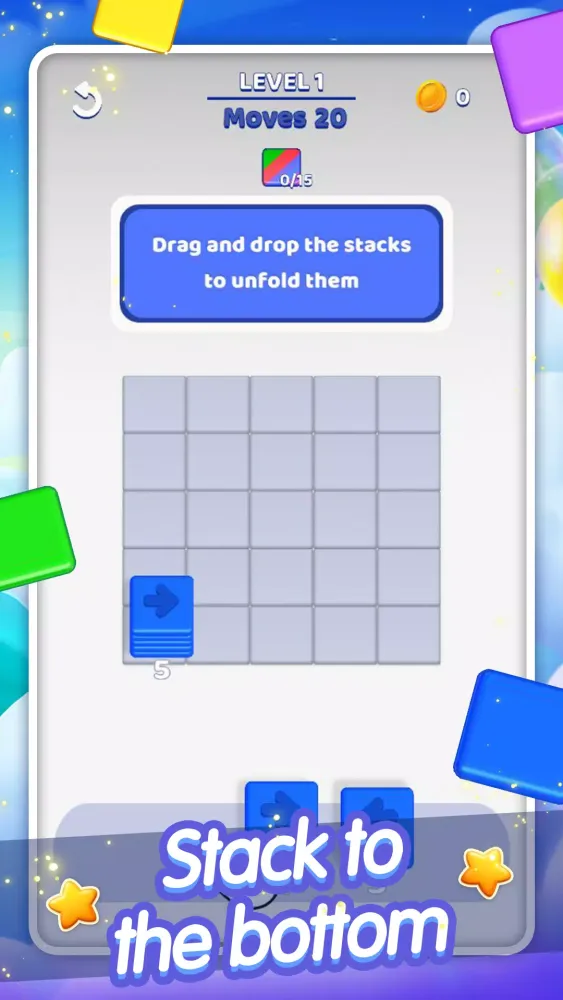 Ảnh chụp màn hình của Stack It Up Game