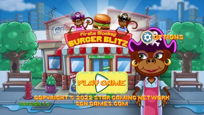 Tangkapan layar Pirate Monkey Burger Blitz