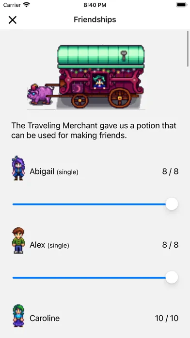 Скриншоты Stardew Save Editor