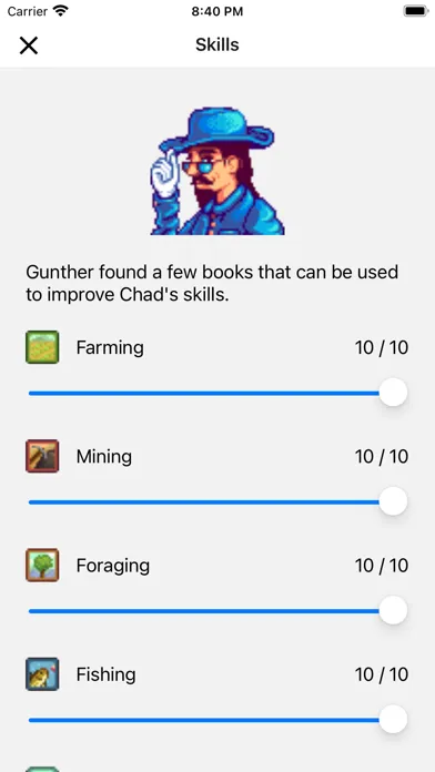 Скриншоты Stardew Save Editor