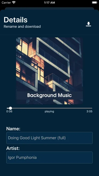 Ảnh chụp màn hình của MusiDown