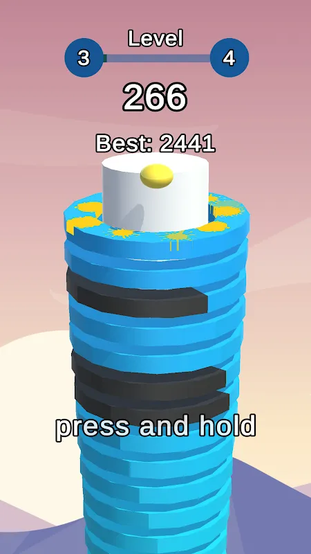 Tangkapan layar Stack Fall