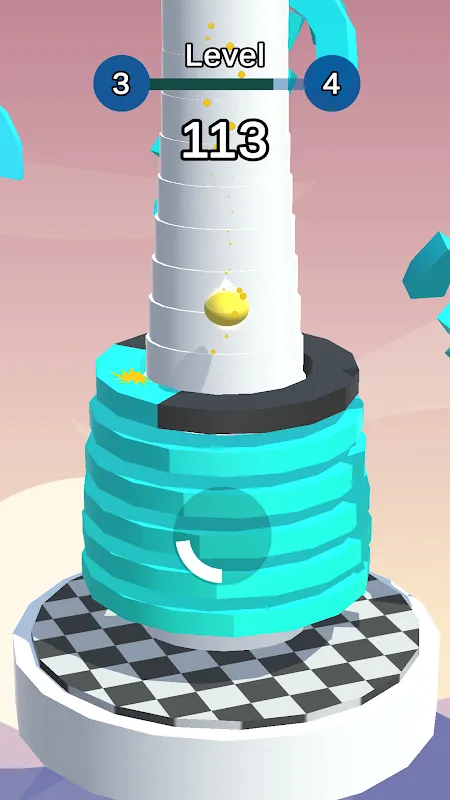 Tangkapan layar Stack Fall