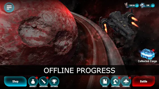 Stellar Wind Idle: Space RPG Screenshots