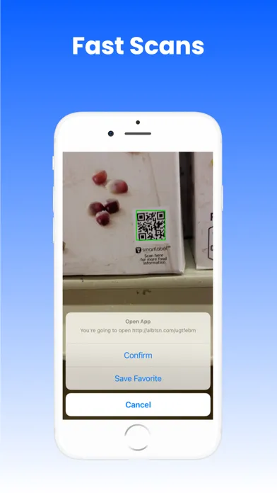 Capturas de tela do Q R Code Reader Scan