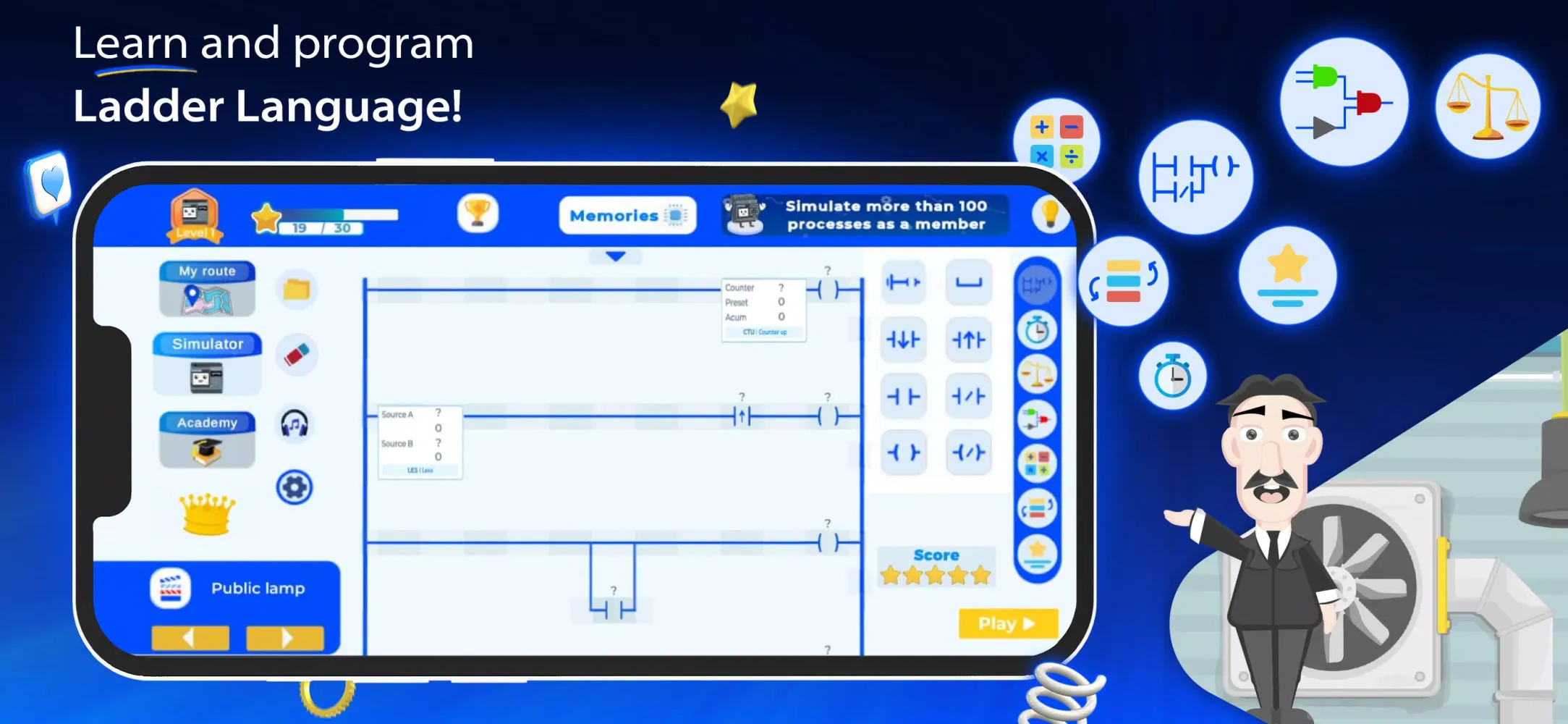 PLC Simulator Ladder & Arduino স্ক্রিনশট