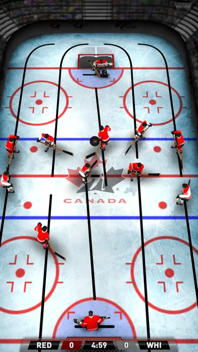 ภาพหน้าจอของ Team Canada Table Hockey