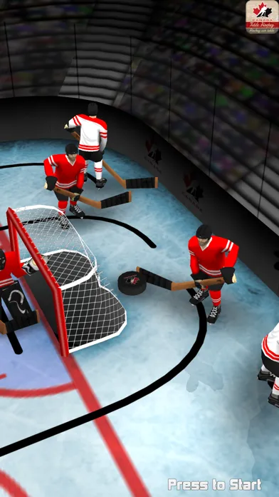 ภาพหน้าจอของ Team Canada Table Hockey