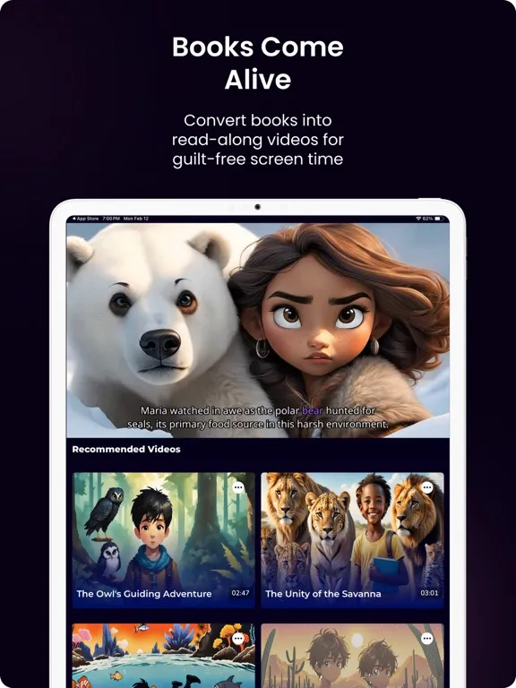 Zrzuty ekranu Storytime AI: Story Generator iPad 