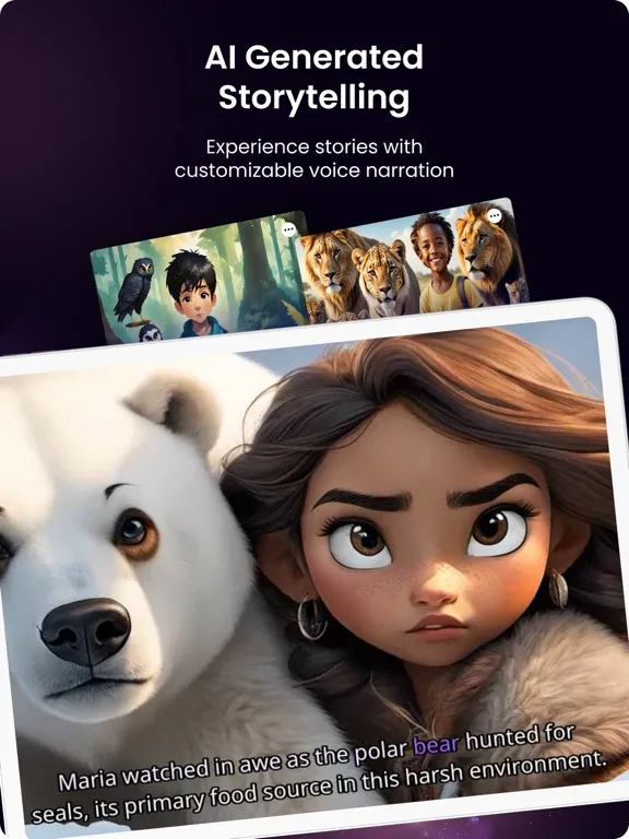 Zrzuty ekranu Storytime AI: Story Generator iPad 