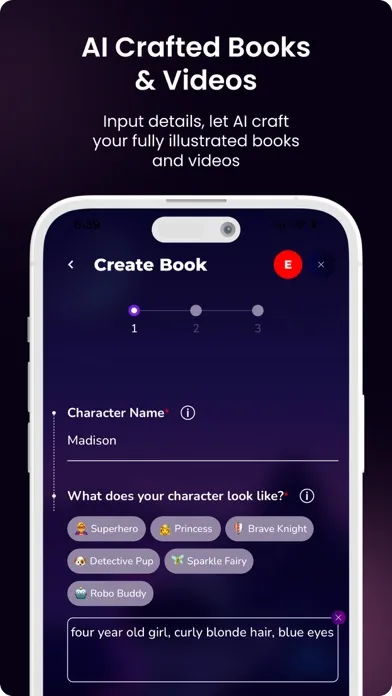 Zrzuty ekranu Storytime AI: Story Generator