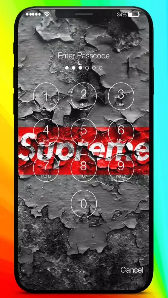 Supreme Style Awsome Wallpaper Screen Lock 스크린샷