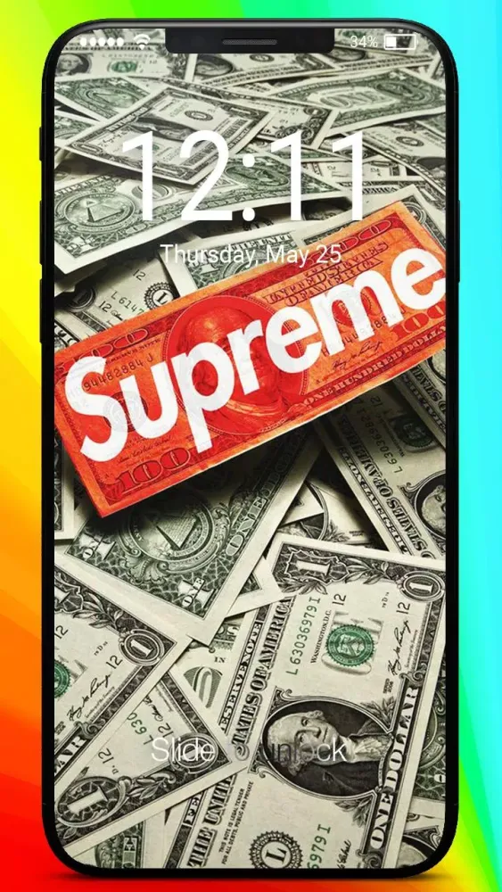 Supreme Style Awsome Wallpaper Screen Lock 스크린샷