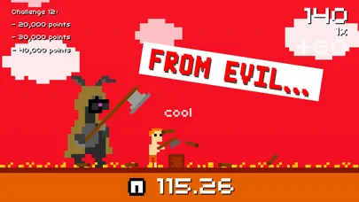 Tangkapan skrin Super Lumberjack