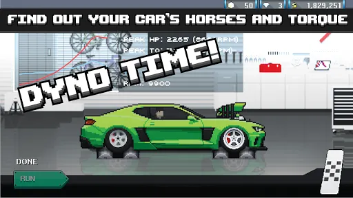 ภาพหน้าจอของ Pixel Car Racer