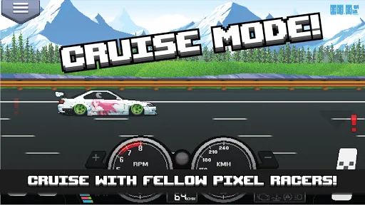 ภาพหน้าจอของ Pixel Car Racer