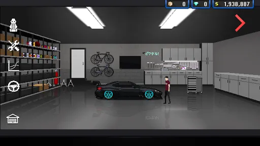 ภาพหน้าจอของ Pixel Car Racer