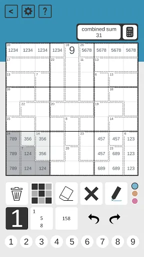 Killer Sudoku Screenshots