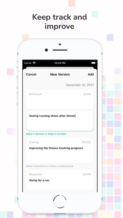 Habit Versions - Tracker Screenshots