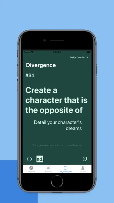 Oblique Strategies with AI應用截圖