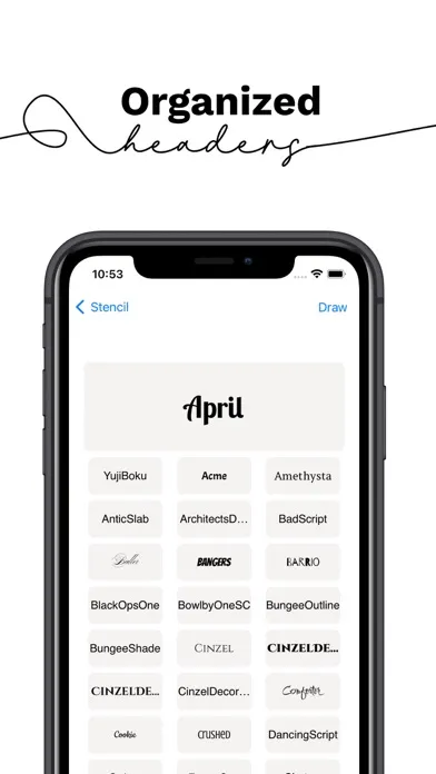 Stencil - Draw with Guidelines Screenshots