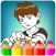 How To Color Ben 10 alien (coloring game)