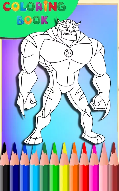 How To Color Ben 10 alien (coloring game) Screenshots