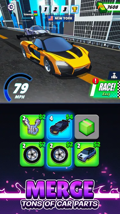Captures d'écran de Super Car Merge