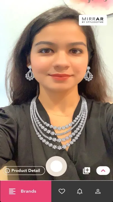 mirrAR - AR Jewellery try-on Screenshots