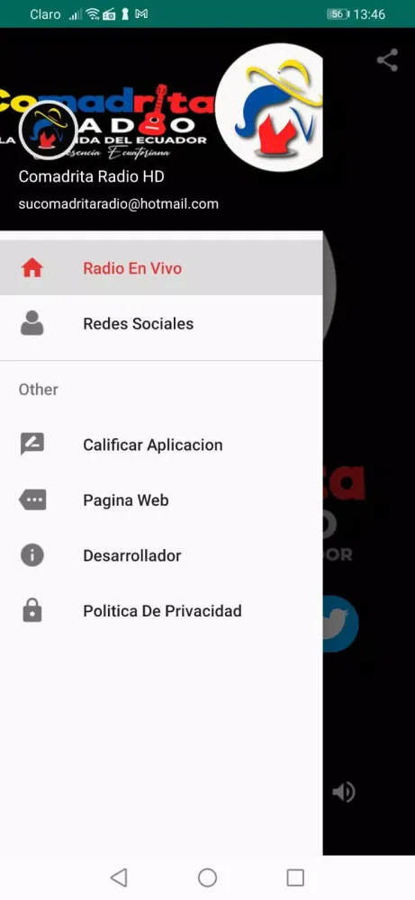 Capturas de pantalla de Su Comadrita Radio