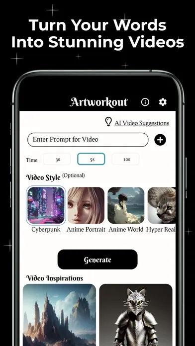 Artworkout: AI Video Photo App應用截圖