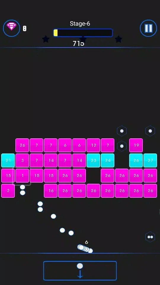 Bricks Breaker Finals:Bricks v سکرین شاٹس