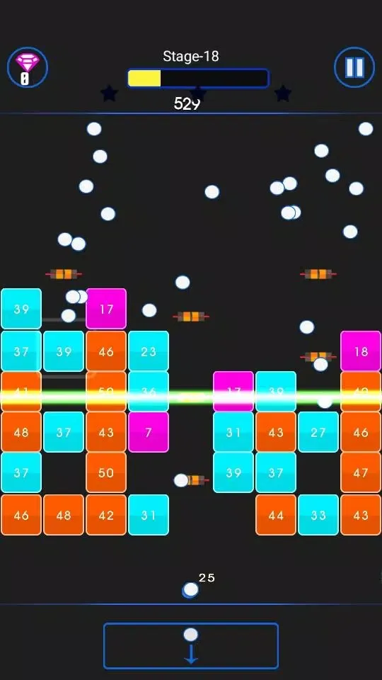 Bricks Breaker Finals:Bricks v سکرین شاٹس