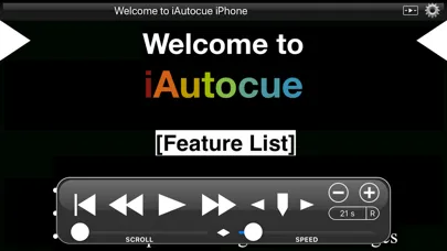 iAutocue Screenshots