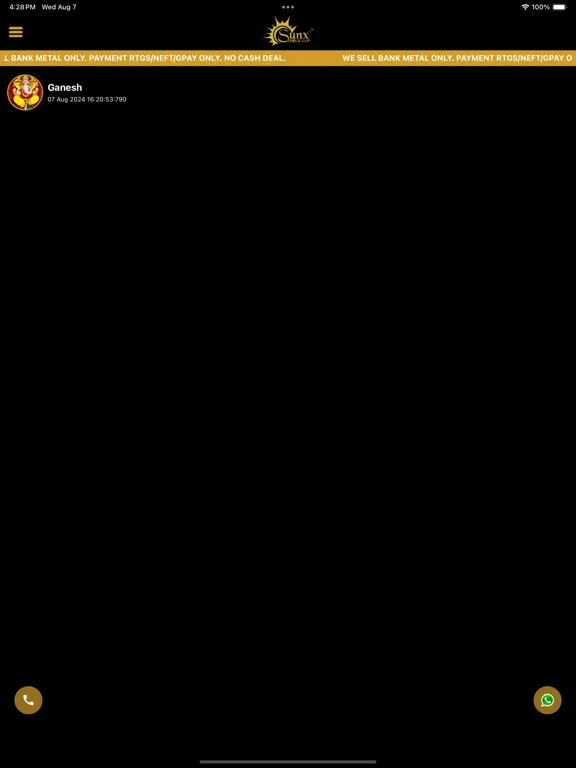 Screenshot di Sunx Gold iPad 