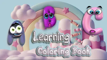 Capturas de tela do Glitter Alphabet Lore