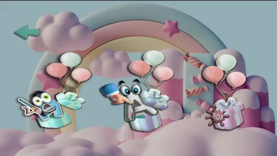 Capturas de tela do Glitter Alphabet Lore