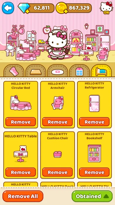 Capturas de tela do Hello Kitty Friends
