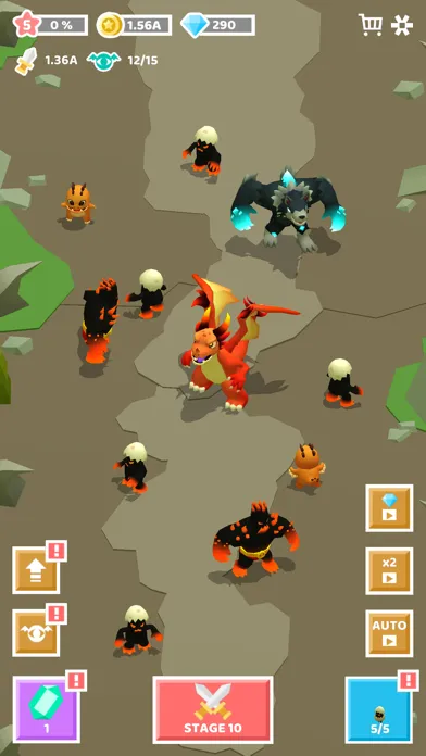 Merge Monster Evolution スクリーンショット