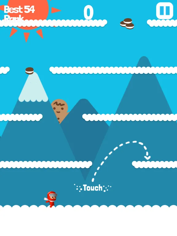 Capturas de tela do Ninja GO : Infinite Jump iPad 
