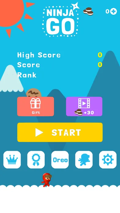 Capturas de tela do Ninja GO : Infinite Jump