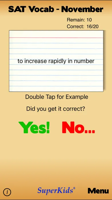 SAT Vocabulary Screenshots