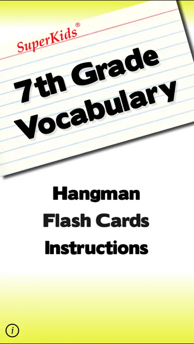 7th Grade Vocabulary 스크린샷