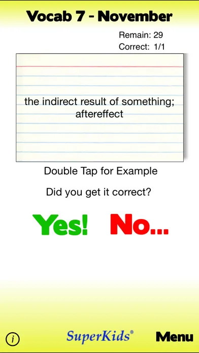 7th Grade Vocabulary 스크린샷