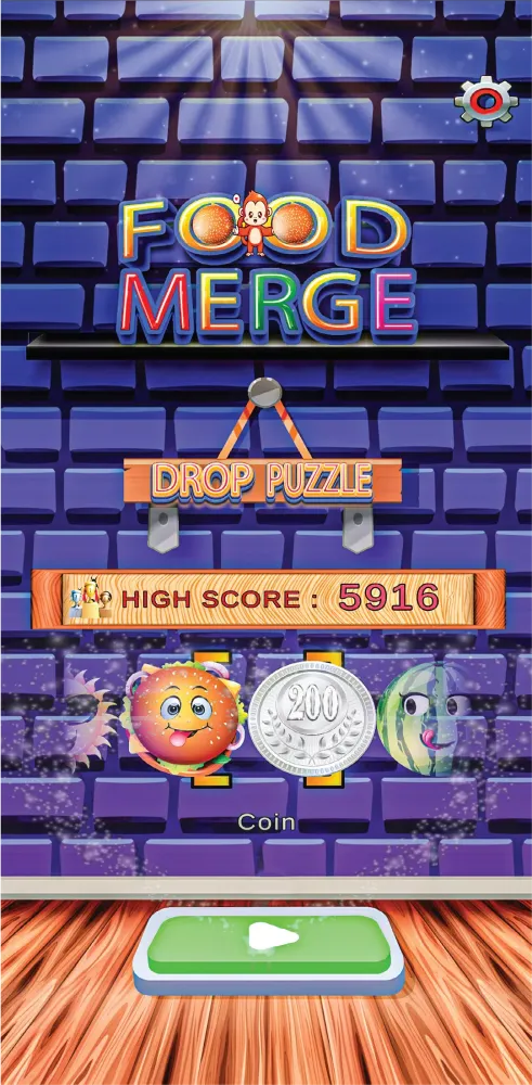 Food Merge - Drop Puzzle应用截图