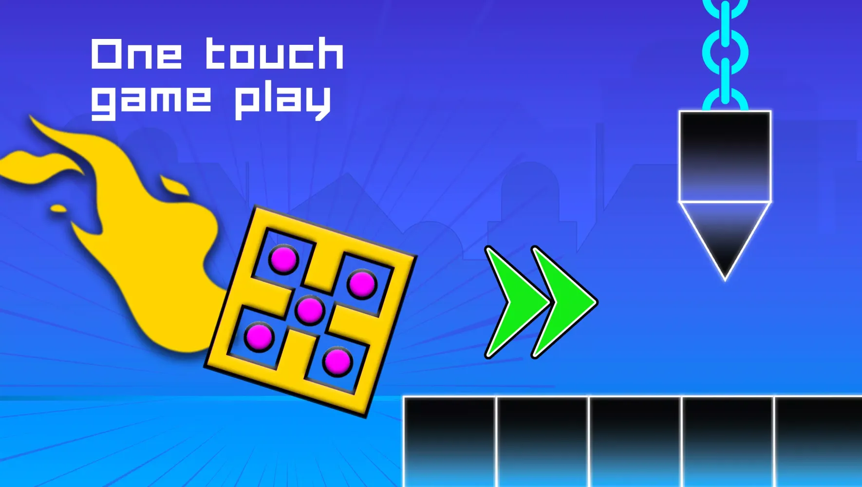 Tangkapan layar Pixel Ride – Jump to the Beat