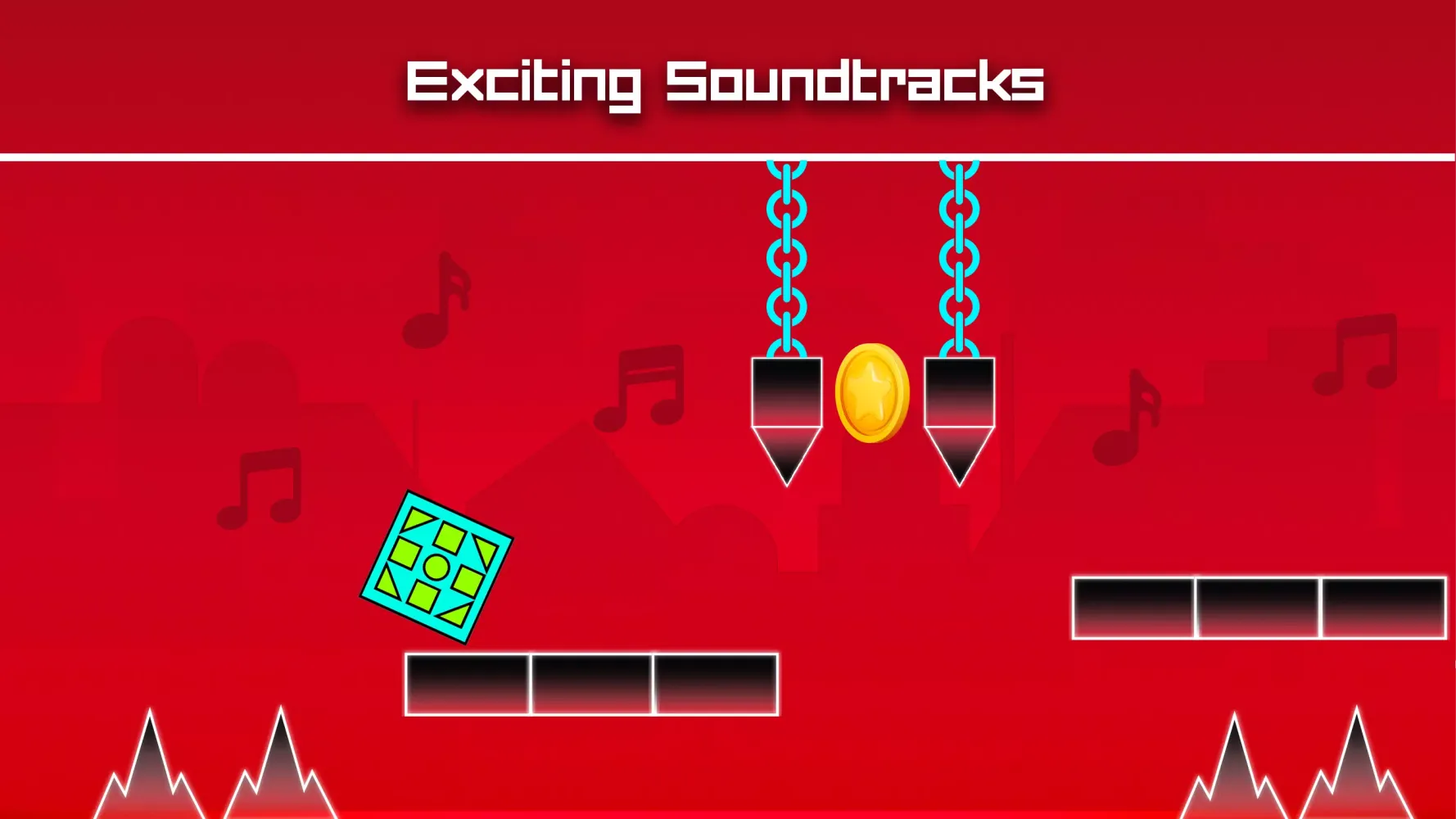 Tangkapan layar Pixel Ride – Jump to the Beat