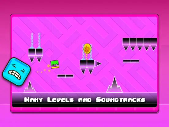 Geometry Game – Jump & Fly iPad  स्क्रीनशॉट